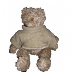 Accueil Moulin Roty Doudou Moulin Roty Lapin Marron pull laine beige Basile & Lola Pantin