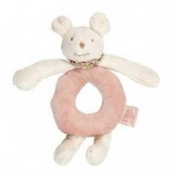 Accueil Moulin Roty Doudou Moulin Roty Souris Rose Myrtille & Capucine Hochet