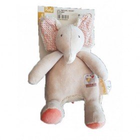 Accueil Moulin Roty Doudou Moulin Roty Elephant Blanc 20cms Papoum Hochet