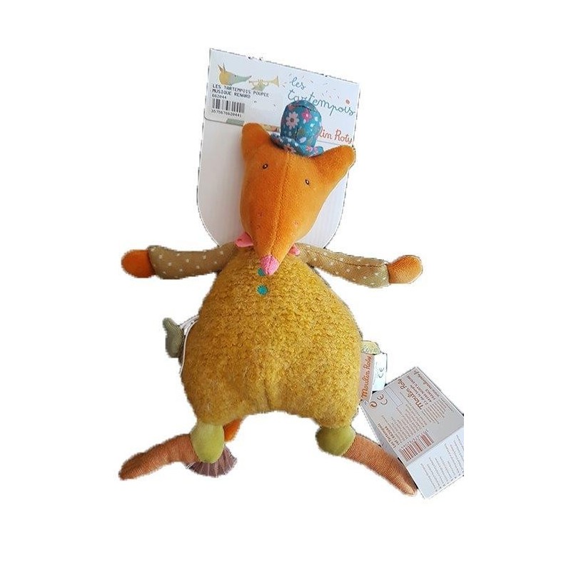 Accueil Moulin Roty Doudou Moulin Roty Renard Orange Dede 30cms Les Tartempois Musical