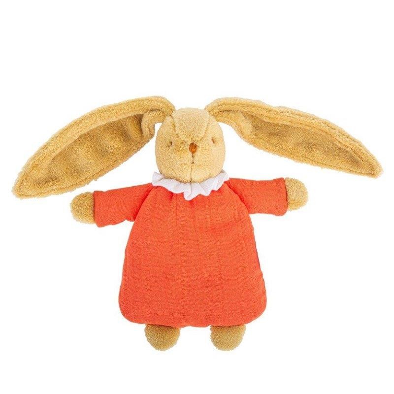 Accueil Z'autres marques Doudou Trousselier Lapin en lin Corail hochet