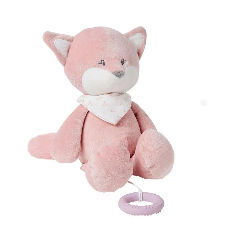 Accueil Nattou Doudou Nattou le renard Pomme rose musical 30cm