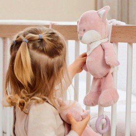 Accueil Nattou Doudou Nattou le renard Pomme rose musical 30cm