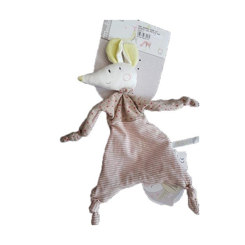 Accueil Moulin Roty Doudou Moulin Roty Souris Rose Nine 33cms Les Petits Dodos Plat