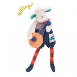 Accueil Moulin Roty Doudou Moulin Roty Mouton Bleu Zephyr 20cms Zig et Zag Hochet