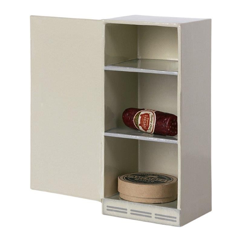 JJB MAILEG Frigo mini Réfrigérateur carton pour maison de Poupée Maileg