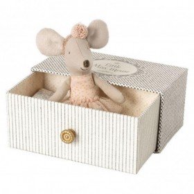 JJB MAILEG Peluche Maileg Petite Souris Ballerine dans son lit