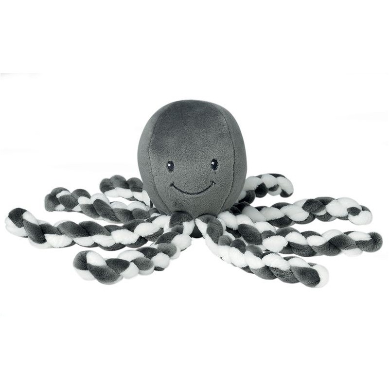 Accueil Nattou doudou Nattou Pieuvre Gris Gris Antracite Octopus Pantin