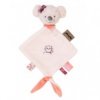 Accueil Nattou doudou Nattou Souris Rose mini gris pois gris Adele & Valentine Plat