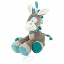 Accueil Nattou doudou Nattou Cheval Bleu 26cms Gaston & Cyril Musical