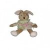 Accueil Babynat doudou Babynat Lapin Rose rose col vert  Marionnette