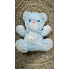 Accueil Z'autres marques Doudou puffalump Ours Hochet Bavoir - vintage