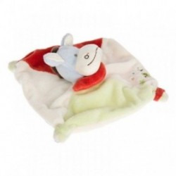 Accueil Babynat doudou Babynat Ane Rouge étoile blanc vert BN502 Plat