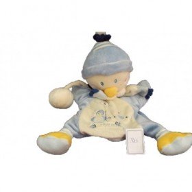 Accueil Nicotoy Doudou Nicotoy Pingouin Bleu Youpik Marionnette