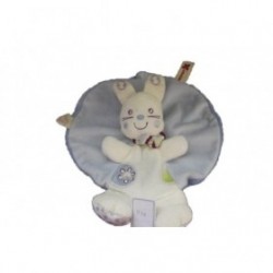 Accueil Nicotoy Doudou Nicotoy Lapin Bleu rond fleur plat