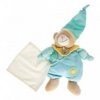 Accueil Babynat doudou Babynat Ours Bleu salopette mouchoir bonnet 26cms Pantin