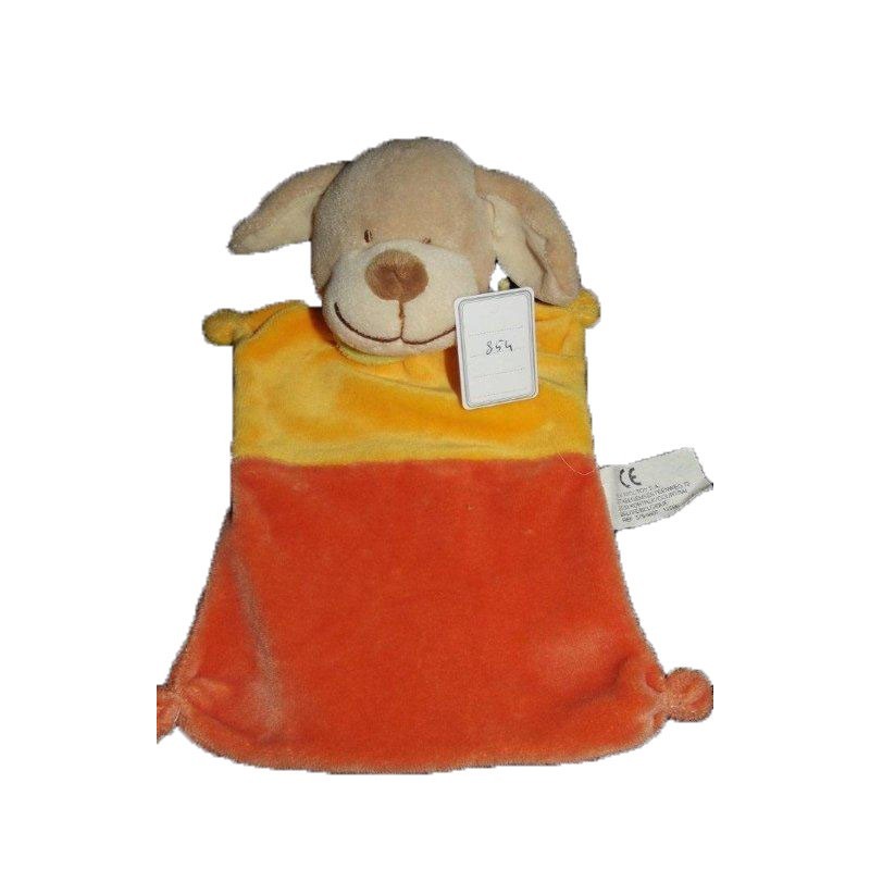 Accueil Nicotoy Doudou Nicotoy Chien Jaune orange plat