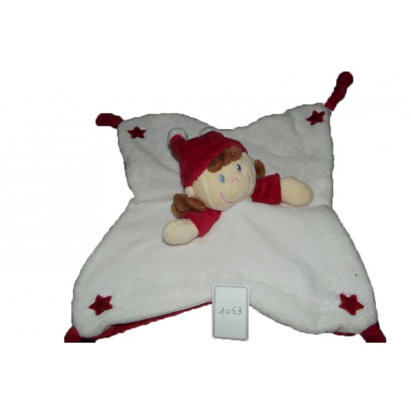 Accueil Nicotoy Doudou Nicotoy Poupee Rouge  Hochet