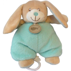 Accueil Babynat doudou Babynat Lapin Vert BN598 P'tits fruit Musical