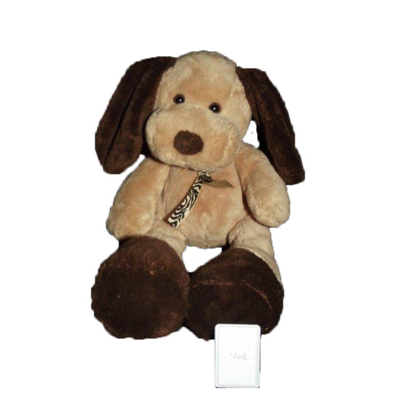 Accueil Nicotoy Doudou Nicotoy Chien Marron et foulard Pantin