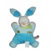 Accueil Nicotoy Doudou Nicotoy Lapin Bleu carotte escargot plat