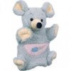 Accueil Babynat doudou Babynat Souris Gris poche rose 24cms Marionnette