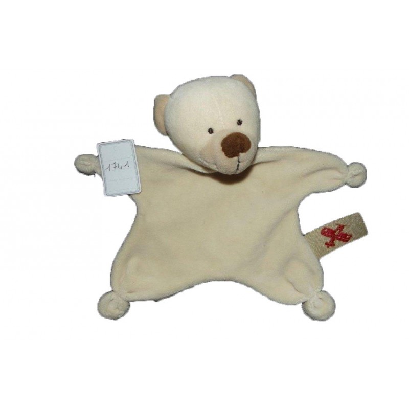 Accueil Nicotoy Doudou Nicotoy Ours Beige etoile plat