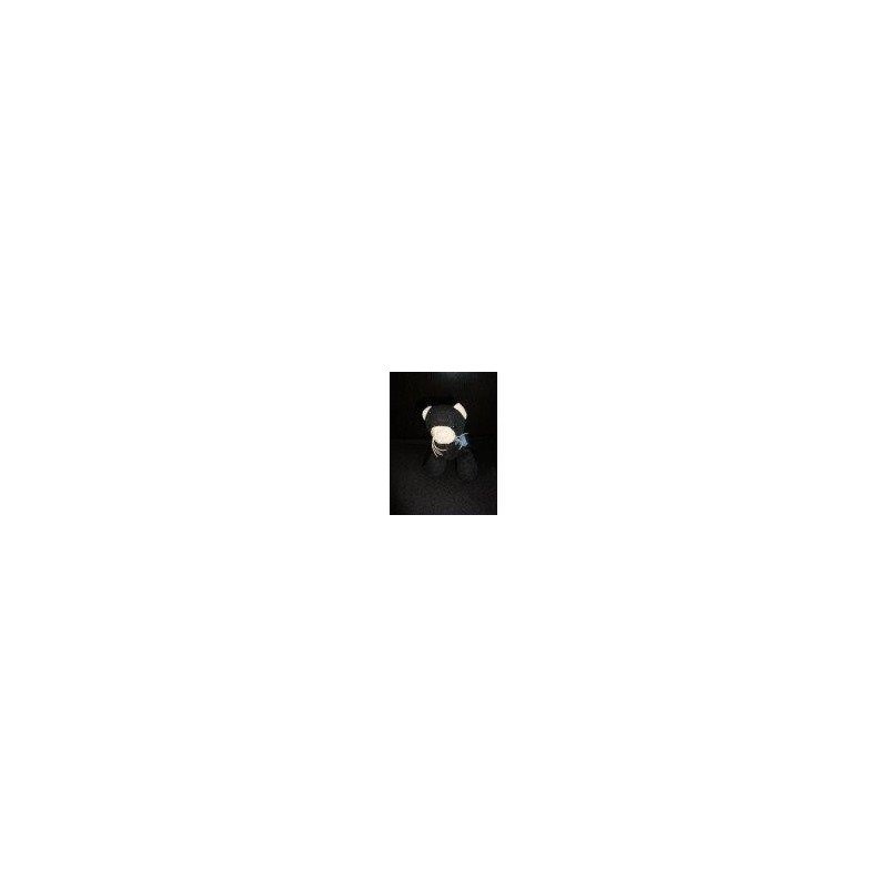 Accueil Nicotoy Doudou Nicotoy Chat Noir chat noir museau blanc et rose Pantin