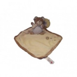 Accueil Nicotoy Doudou Nicotoy Ours Bleu cape beige marron Pantin