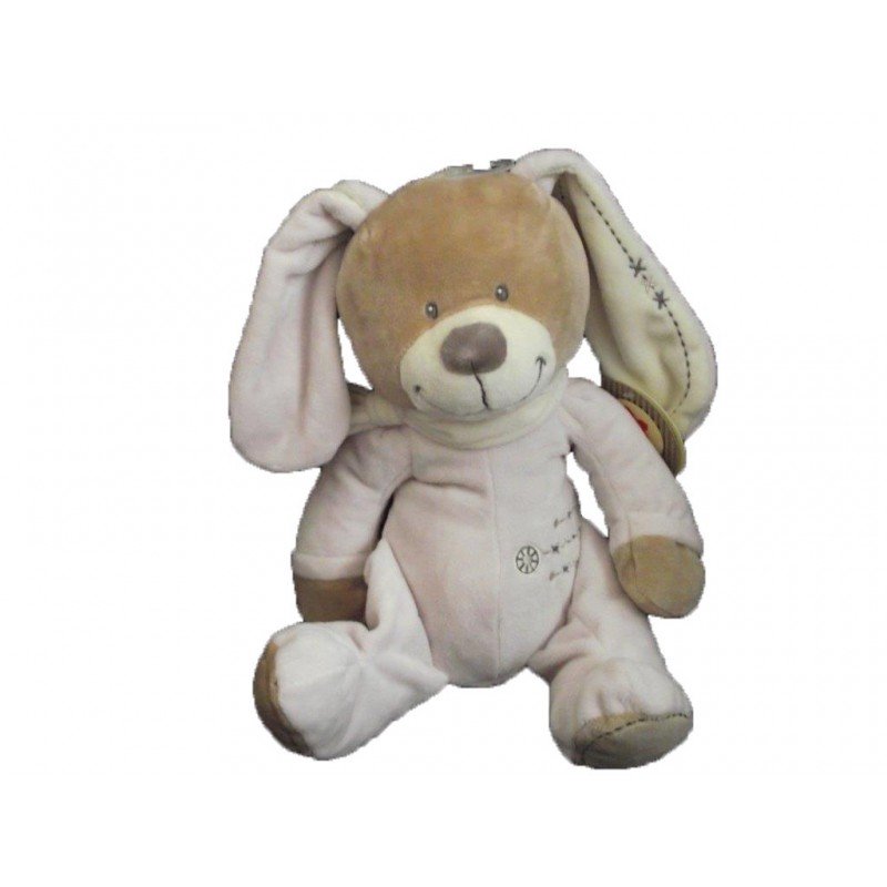 Accueil Nicotoy Doudou Nicotoy Chien Rose 31/50cms Cuddles Pantin