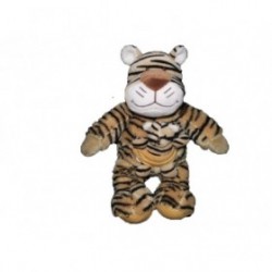 Accueil Nicotoy Doudou Nicotoy Tigre Marron rayure noir et bebe dans sa poche 23cms Pantin