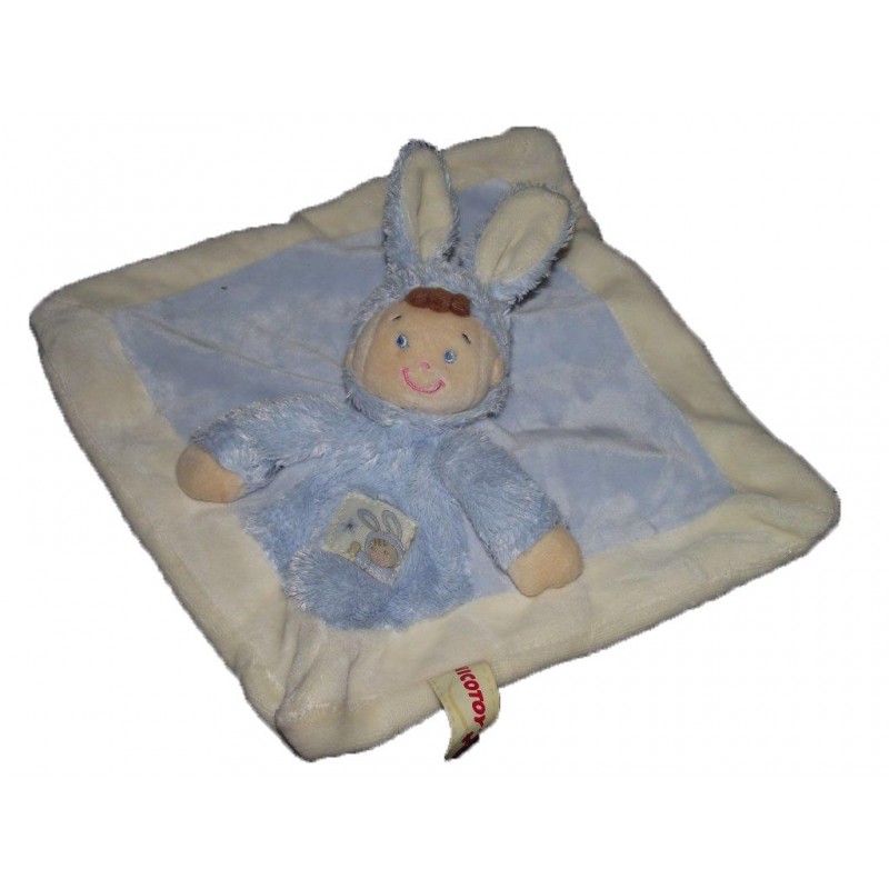 Accueil Nicotoy Doudou Nicotoy Lutin Beige deguise en lapin  plat