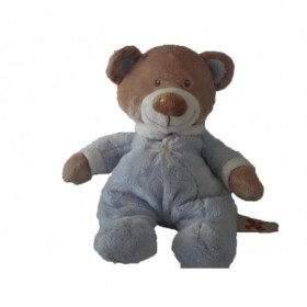 Accueil Nicotoy Doudou Nicotoy Ours Bleu  Pantin