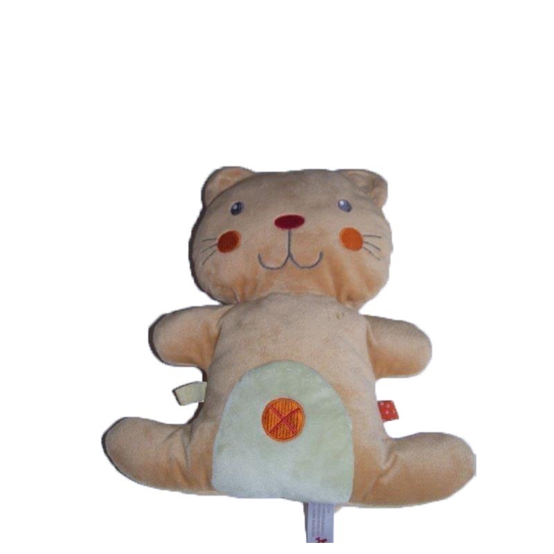 Accueil Nicotoy Doudou Nicotoy Chat Orange  Pantin