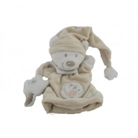 Accueil Nicotoy Doudou Nicotoy Ours Beige etoile  Marionnette