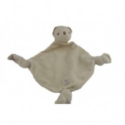 Accueil Nicotoy Doudou Nicotoy Ours Beige 3 nœuds fleur Pantin