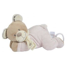 Accueil Nicotoy doudou Nicotoy Ours Rose Cuddles Musical
