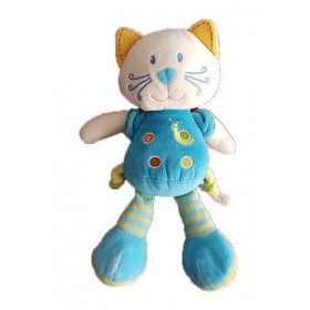 Accueil Nicotoy doudou Nicotoy Chat Bleu Escargot  Pantin