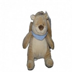 Accueil Noukies Doudou Noukies Castor Beige foulard bleu queue scratch Romeo Pantin