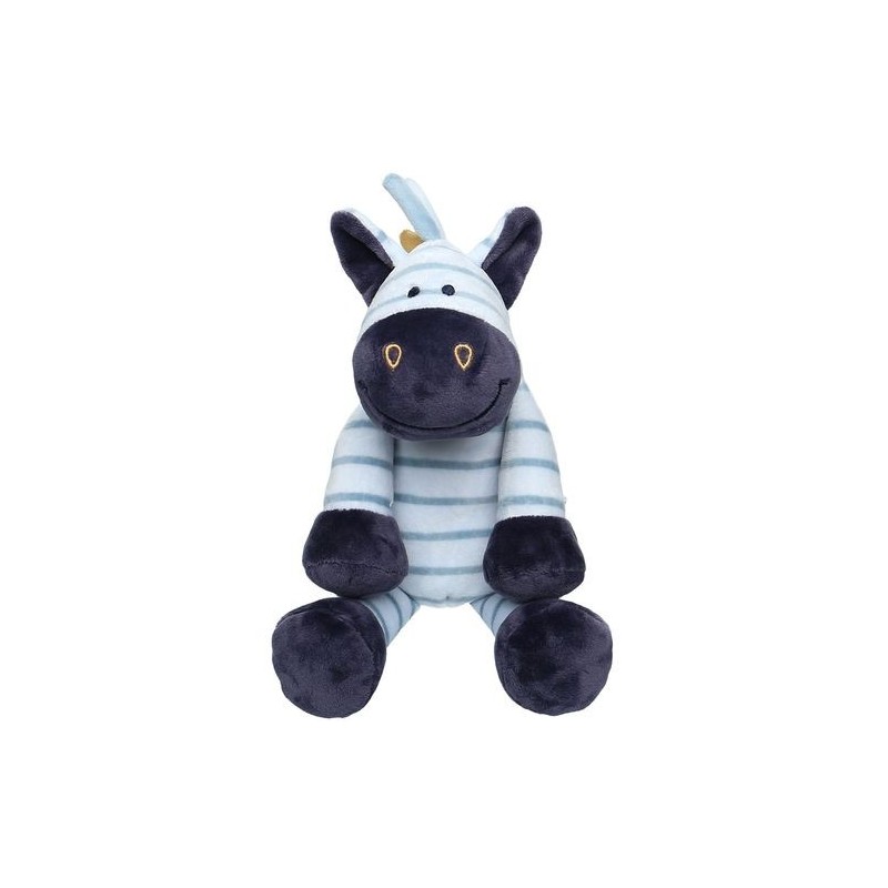 Accueil Noukies doudou Noukies Ane Bleu 25cms Achille & Zebrito Pantin