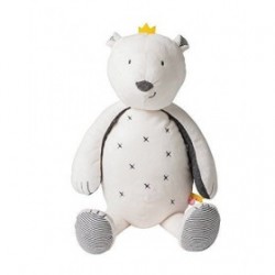 Accueil Noukies doudou Noukies Ours Blanc Sam 40cms Timeless Pantin