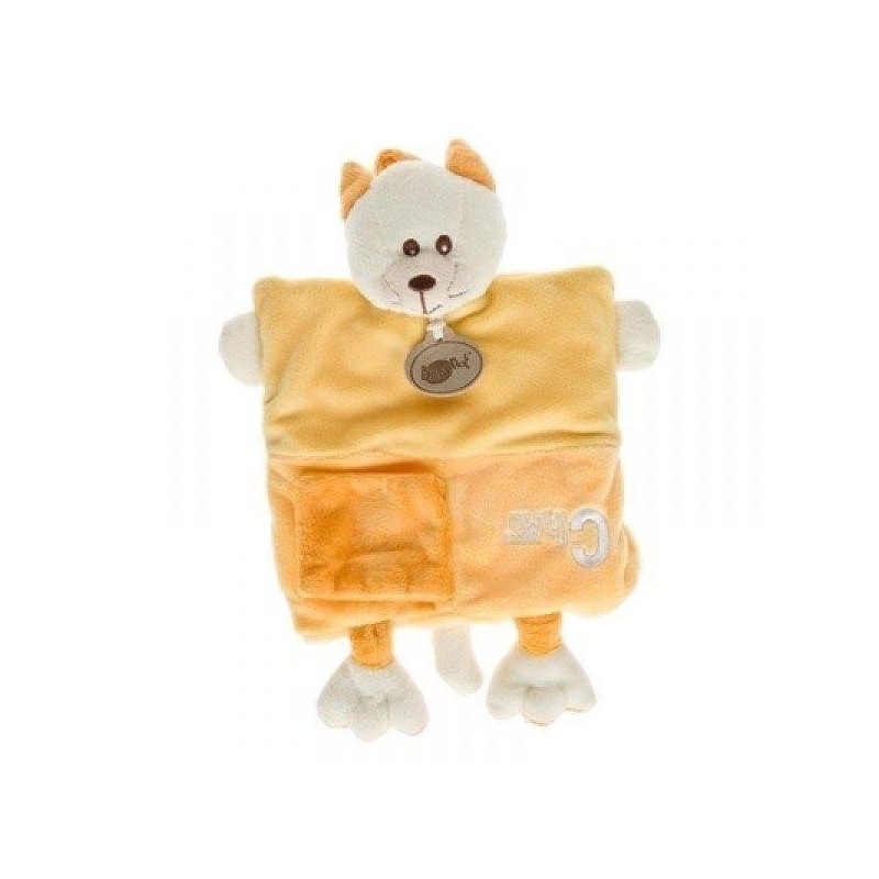 Accueil Babynat doudou Babynat Chat Jaune C comme BN899 Alphabet Marionnette