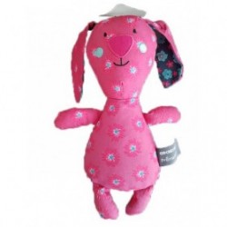 Accueil Orchestra doudou Orchestra Lapin Rose fleur bleu Color & Patterrn Pantin