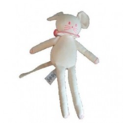 Accueil Petit Bateau doudou Petit Bateau Souris Rose Fluo 28cms Pantin