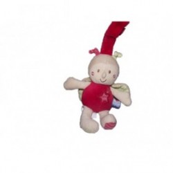 Accueil Sucre d'orge Doudou Sucre d'orge Papillon Rouge  Attache tetine