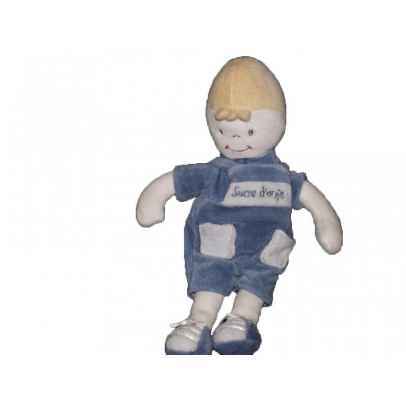 Jolijou-Doudou poupée bébé garçon vert-18 cm