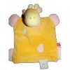 Accueil Tex Doudou Tex Girafe Jaune vert et rose  Marionnette