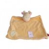 Accueil Tex Doudou Tex Vache Jaune feuille verte foulard rose plat