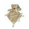 Accueil Tex Doudou Tex Ours Beige foulard blanc plat