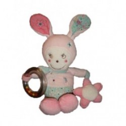 Accueil Tex Doudou Tex Lapin Rose  Eveil